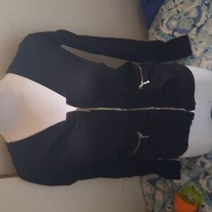 Ricki's Black Women's Jacket with Zipper Detail